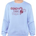 thumbnail image 2 of Candy Cane Cutie Sweatshirt Unisex X-Large Light Blue, 2 of 5