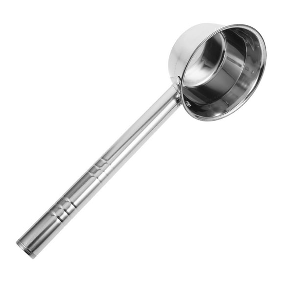 Raindrops Soup Ladles For Serving Silver 1Pcs 13.7X4.9X2.5In