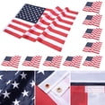 thumbnail image 1 of Yescom 10 Pcs 3x5 FT Drapeau Américain 210D Oxford Résistant aux UV Œillets en Laiton Drapeaux Américains, 1 of 9