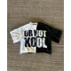 thumbnail image 3 of Camiseta de algodón con estampado de letras para hombre y mujer, estilo hip-hop, rock, gótico, punk, informal, estilo callejero, cuello redondo, holgada, de gran tamaño, de manga corta, 3 of 5