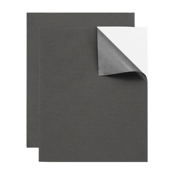 2 Pcs Leather Repair Patch 8"x10" Self-Adhesive Leather Vinyl Repair Tape Kit for Furniture Couches Sofa Chair Car Boat Seats Jackets, Black