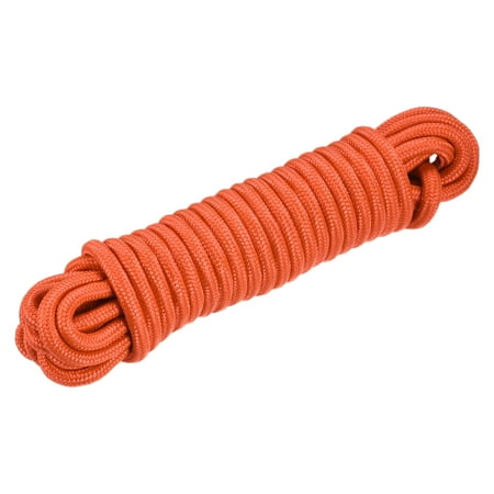 

Polypropylene Rope Braid Cord 10M/33ft 3/8 Orange for Indoor Outdoor Camping Clothes Line