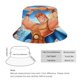thumbnail image 2 of Hércules Sombrero bucket para adultos, gorra de protección solar, sombrero de pescador plegable para viajes al aire libre, pesca y actividades de verano, 2 of 6