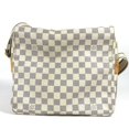 thumbnail image 2 of Pre-Owned LOUIS VUITTON N51189 Damier Azur Naviglio Shoulder Bag in Canvas, Unisex,... (Good), 2 of 18