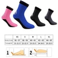 thumbnail image 6 of Windfall Neoprene Diving Socks, 3mm Wetsuit Booties Keep Warm Anti Slip and Scratch Flexible Scuba Socks Unisex for Men Women Younth Snorkling Swimming and Beach Sports, 6 of 8