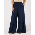 thumbnail image 5 of a.Jesdani Women Plus Size Wide Leg Pants Elastic waist Casual Trousers Flowy Pants m-4x, 5 of 7