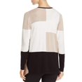 thumbnail image 5 of Avec Cardigans à Blocs de Couleur Drapés pour Femmes, Couleur Bloc, Grand, 5 of 5