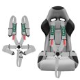 thumbnail image 1 of Arnés de seguridad BESTZHEYU SFI 5-Point Racing con almohadillas, 1 of 7