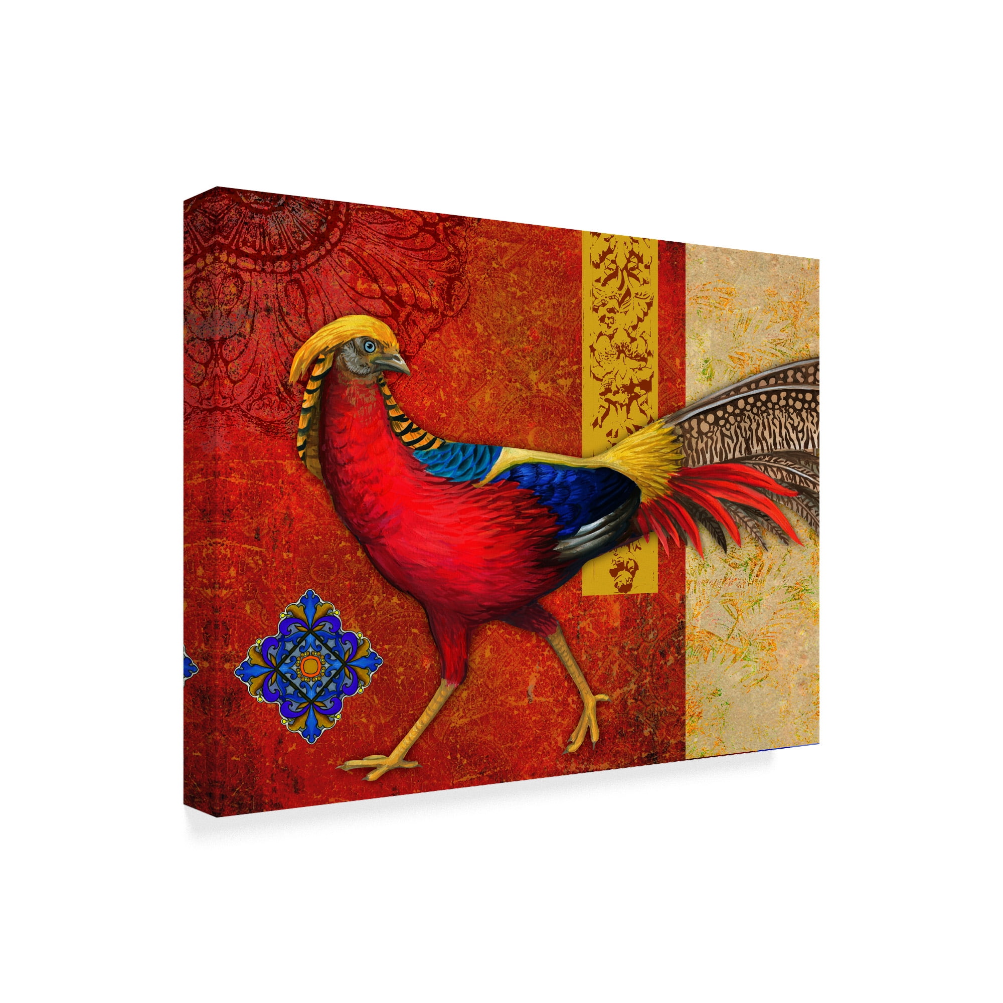 Trademark Fine Art 'Golden Pheasant' Canvas Art by Maria Rytova