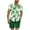 Style 10, variant on GERsome Men's Hawaiian 2 Piece Outfits Short Sleeve Floral Shirts and Shorts Summer Beach Vacation Matching Set S-3XL