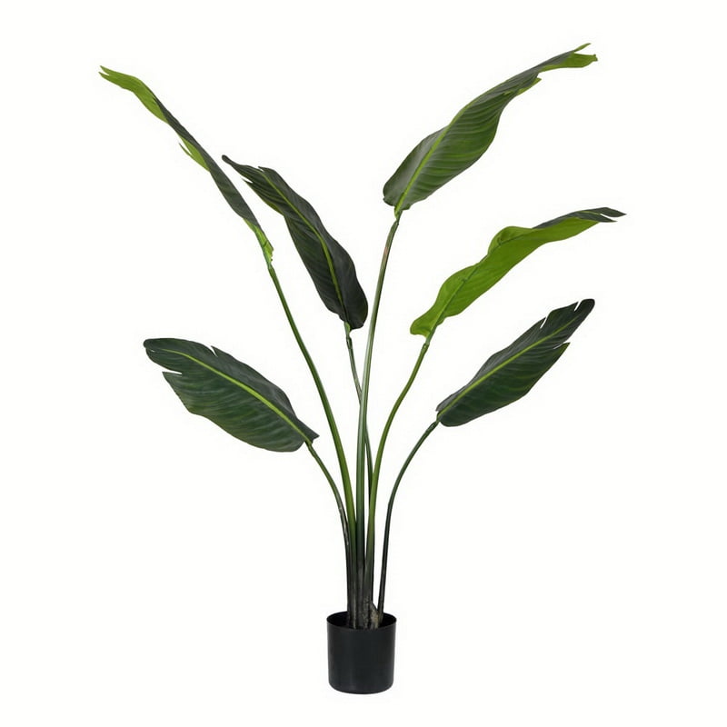 Vickerman 605608 - 4' Potted Travelers Palm 6 Leaves (TB190840) Palm ...