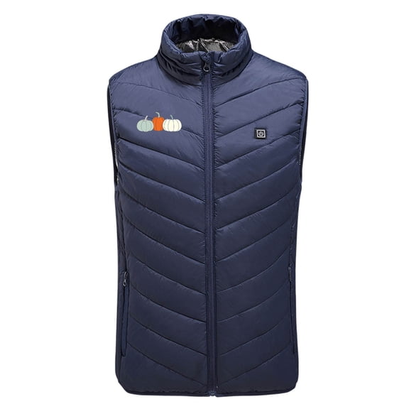 SELONE Heated Vests for Men Women 9 Zones 3 Heating Levels Fleece Jacket Sleeveless Printed Casual Coat Plus Size