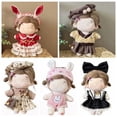 thumbnail image 6 of Cosplay Cotton Stuffed Doll Changing Dressing Game Playing House Multicolor Cap Headdress 20CM Miniature Dress Suit Doll Headwear Dress Set Doll Clothes 5, 6 of 8