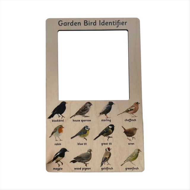 del Buscador de Guías de la Naturaleza: Visor de Guías de la Naturaleza de Doble Cara, Identificador de Fase del Jardín (Pájaros)