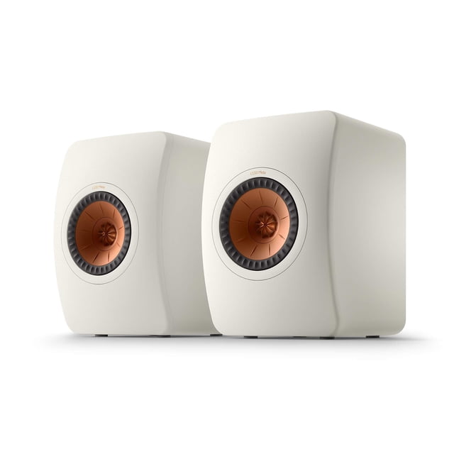 KEF LS50 Meta Altavoces pasivos de estantería - Par (Blanco mineral)