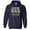 Navy, variant on Thanksgiving Chillin' With My Turkeys Hoodie Sweatshirt Unisex Large Black