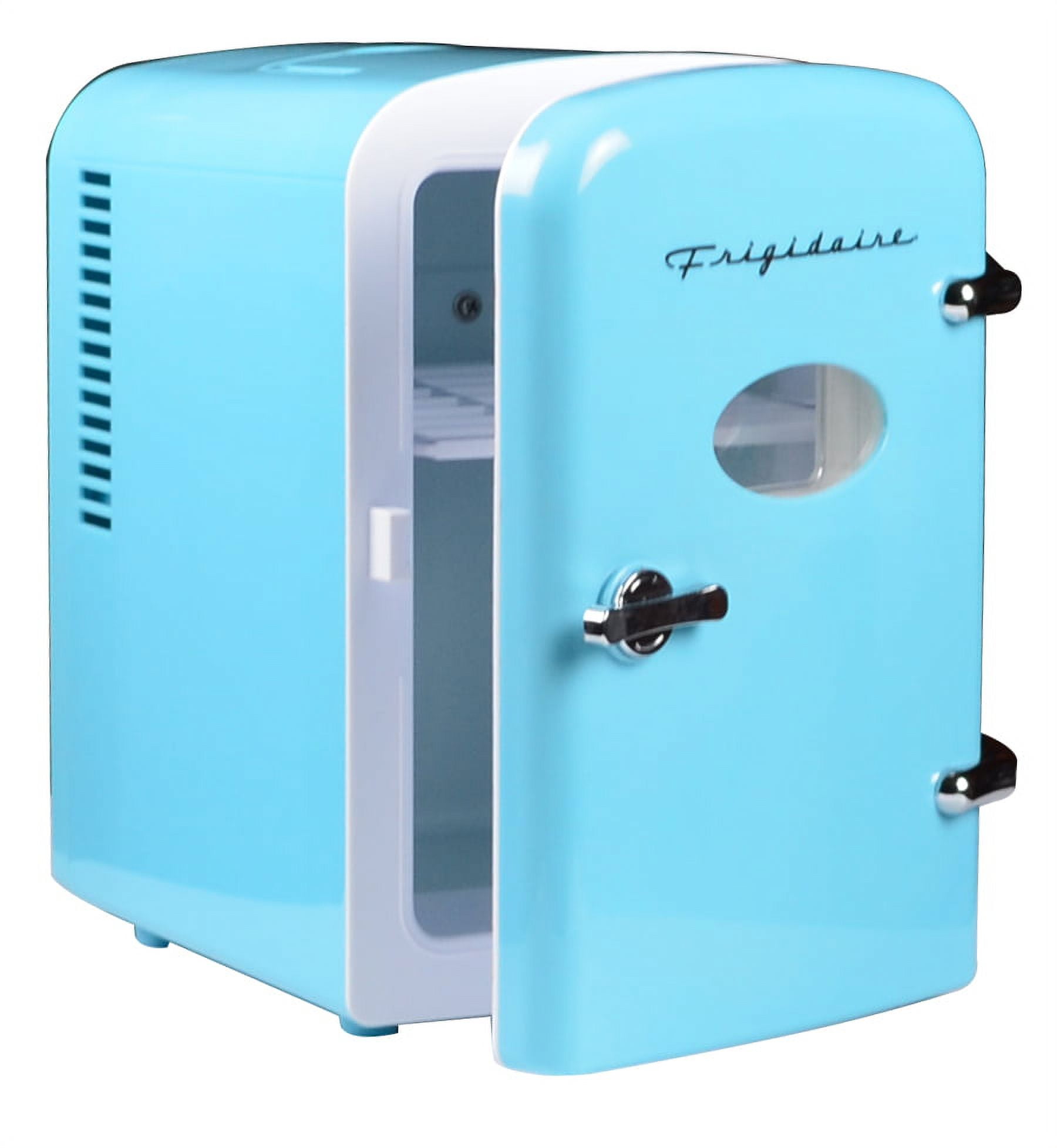 Frigidaire Portable Retro 6 Can Personal Beverage Cooler, EFMIS129, Blue