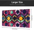 thumbnail image 4 of XMXT Non-Slip Gaming Mouse Pad, Watercolor Kaleidoscope Background Mousepad Computer Keyboard Mats Desk Pads Office Decor Accessories, 15.8"x29.5", 4 of 8