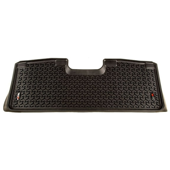 Rugged Ridge by RealTruck Floor Liners for Ford F-250/F-350/F-450 | Rear, Black | 82952.17 | Compatible with 2017-2020 Ford F-250/F-350/F-450/F-550 SuperCrew