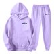 thumbnail image 3 of WILLBEST Sudaderas para Hombre, Conjunto De Sudadera con Capucha Deportiva De Manga Larga con Estampado De Letras Informal A La Moda De Otoño e Invierno para Hombre y Mujer Mediana​​, 3 of 3