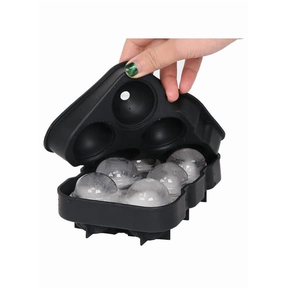 Vaelin Whiskey Ice Ball Mold, 1 Pack Silicone Ice Ball Maker Mold, Ice Cube Trays, Round Sphere Ice Mold