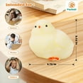 thumbnail image 7 of 1pcs Handmade Chick Squeeze Toys Ultra Soft Squishy Fidget Toys Silicone Squishies Toys for Stress Relief ( Chicken ), 7 of 7