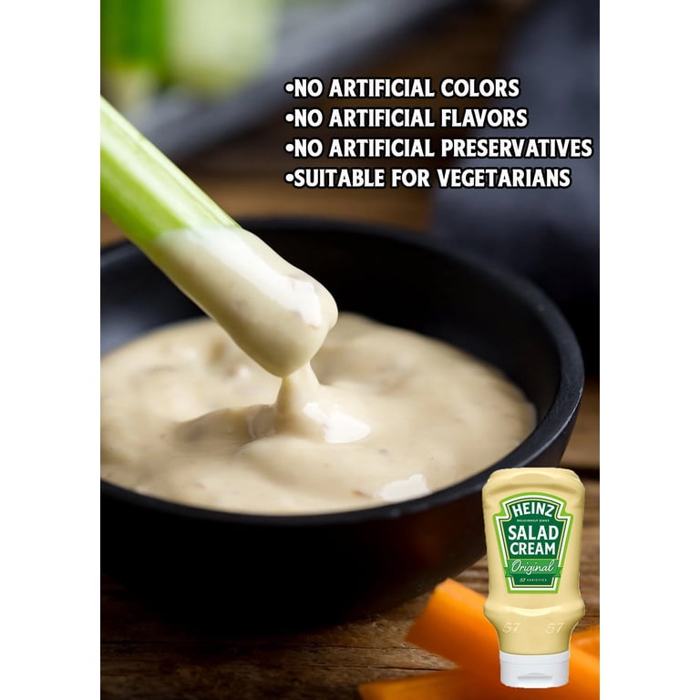 Heinz Original Salad Cream, Tangy Condiment, Free from Artificial