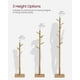 thumbnail image 5 of Perchero VASAGLE de madera maciza independiente con 8 ganchos, color beige, 5 of 6