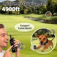 thumbnail image 3 of Collar de adiestramiento para perros - Collar de adiestramiento para perros de 4900 pies con control remoto, collar eléctrico impermeable IP67 con 4 modos de adiestramiento, 3 of 14