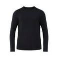 thumbnail image 5 of Athlux Men's Waffle Crewneck Pullover with Long Sleeves, Size S-3XL, 5 of 5