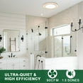 thumbnail image 4 of Akicon 90 CFM Bathroom Exhaust Fan, Matte White, 4 of 10