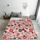 thumbnail image 5 of Balery Cute ladybugs red Manta de Felpa Suave y Acogedora – Cobija de Franela Aterciopelada para Cama, Lavable y Cálida para Sofá, Mascotas, Transpirable-40"x30", 5 of 7