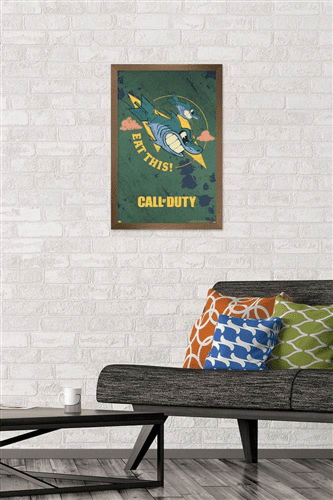 Call of Duty: Vanguard - Eat This Wall Poster, 14.725" x 22.375", Framed