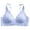 Blue, variant on Bras for Women, Women 1-Pack Seamless Wire Bras for Push Up Soft Underwear Deep V Blue L