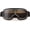 Smoke Lens Black Padding, variant on Motorcycle Goggles Vintage Aviator Pilot Style Leather Cruiser Scooter Motocross Goggles for Men, Women,Adults
