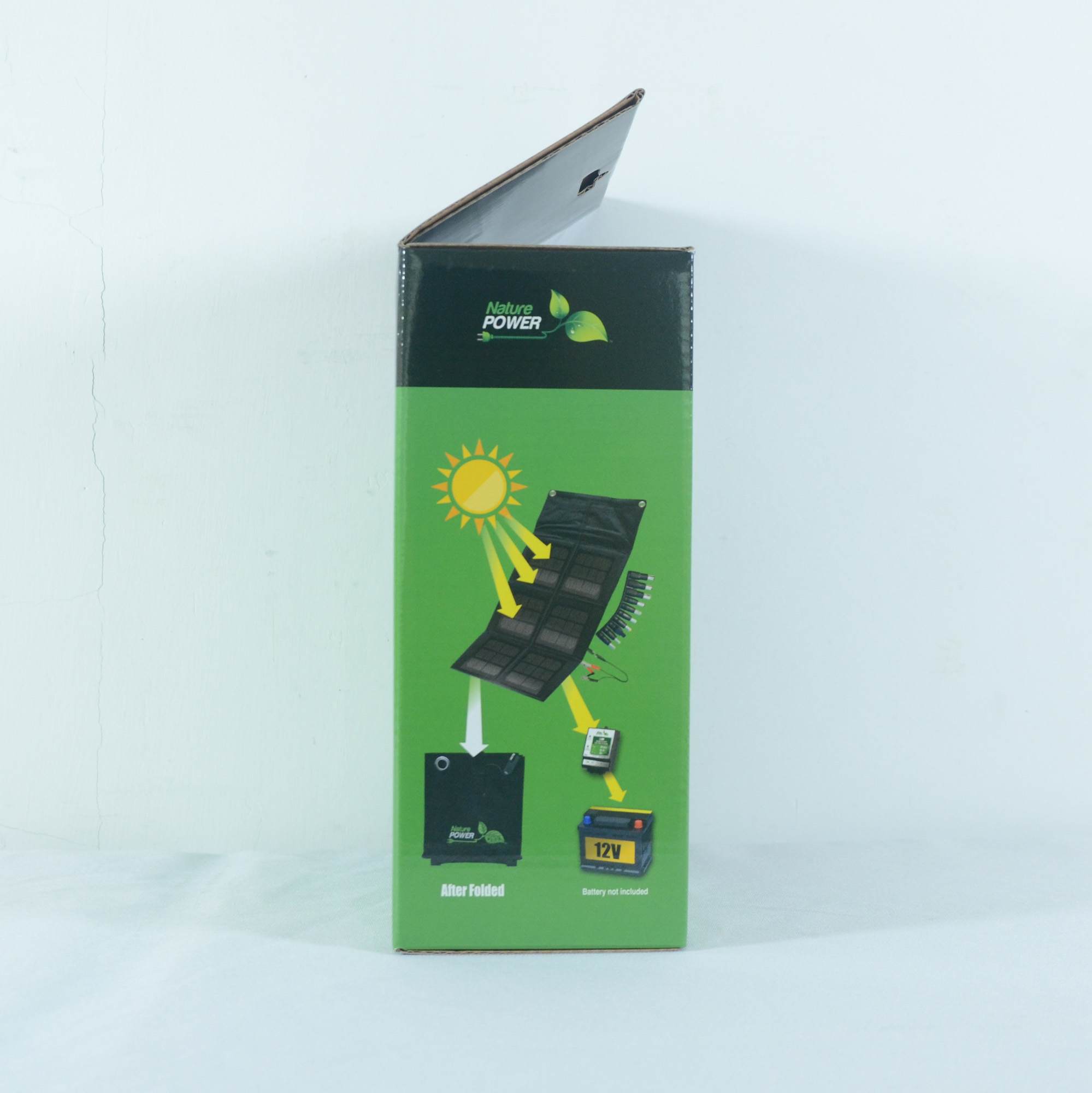 Nature Power (55020) 18-Wat Folding Solar Panel with 8 Amp Charge Controller