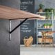 thumbnail image 3 of Estante de pared BRILLAR Athena 2 piezas Portabebés negro Capacidad 300 kg 300*190 mm, 3 of 5