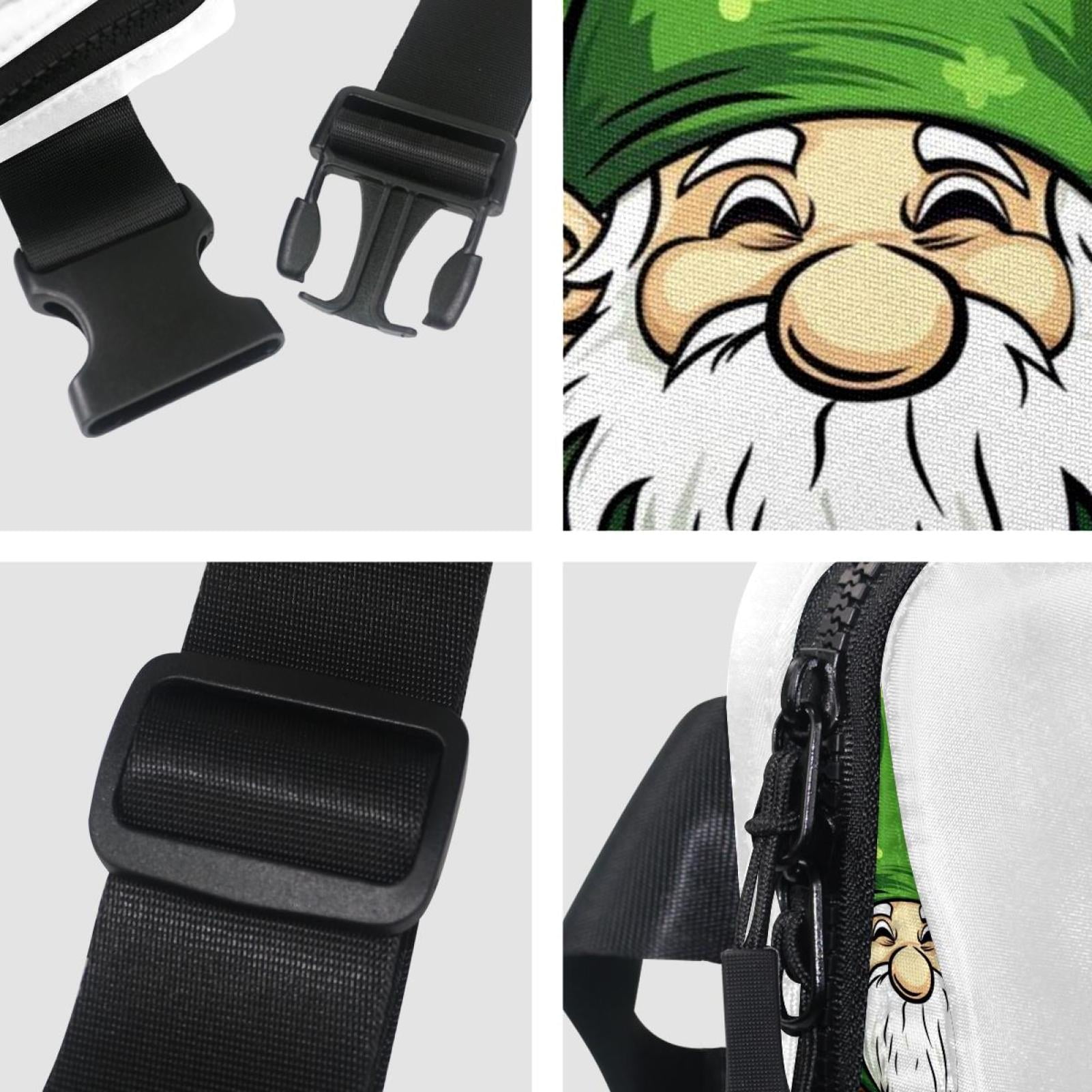 Saint Patrick's Day Lightweight Adjustable Belt Bag with Extension Strap - Unisex Running Waist Bag