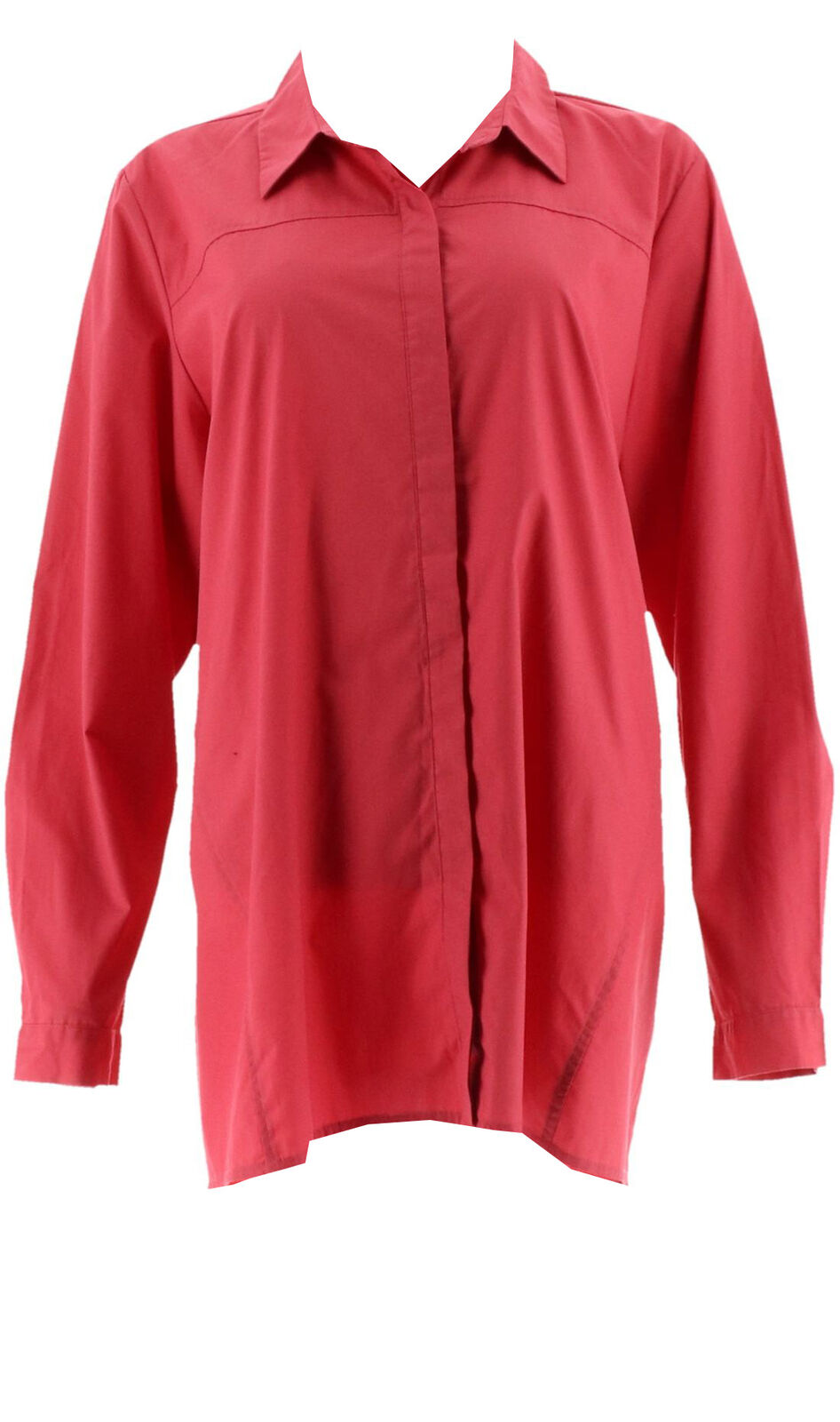Joan Rivers Tailored Boyfriend Shirt 