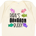 thumbnail image 4 of Inktastic Papa's Fishing Buddy with Colorful Fish Boys or Girls Long Sleeve Baby Bodysuit, 4 of 5
