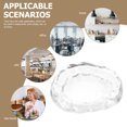 thumbnail image 2 of Heat Resistant Glass Coaster Tabletop Cup Mat 1 Set Creative Coaster for Shop, 2 of 6