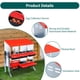 thumbnail image 2 of 6-hole chicken nesting box lid-covered roll-away laying box without bracket legs to protect eggs in chicken coop, 2 of 5