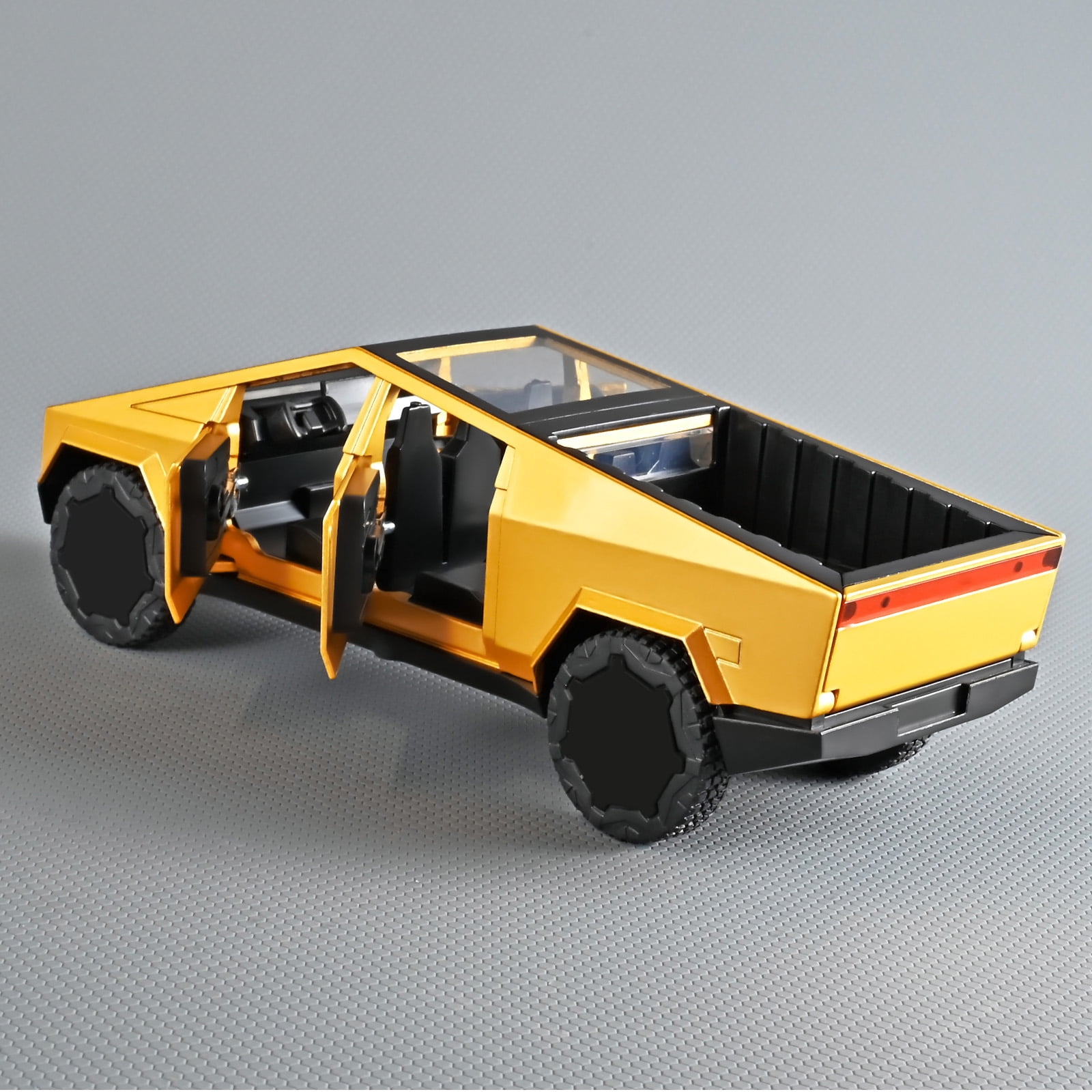 Anmyjuly 1/32 scale Alloy diecast pickup truck toy for boys age 4-7, pull back toy Cars, metal toy Trucks, Rugged and Durable,Halloween cybertruck gift