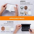 Astofli toilet paper holder with shelf self adhesive wall mount