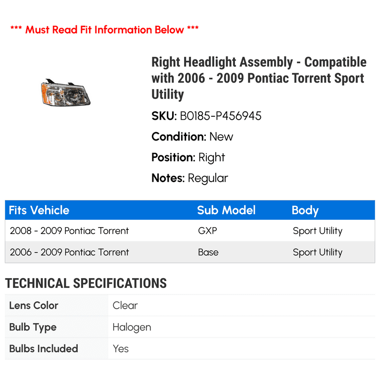 For Pontiac Torrent 2006 -2008 2009 White 9008 LED Headlight Bulb Hi-Lo - Foto 6