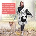 thumbnail image 4 of Wearable Oversized Blanket,Black and White Halloween Doodle Pattern Wearable Blanket Hoodie for Adults,Cozy Hooded Blankets with Super Pockets,Super Warm Fuzzy Pullover for Women & Men, 4 of 6