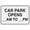 Warning Sign 4, variant on Street Sign Car Park Gates Open Retro Aluminum Sign Metal Tin Sign 8"x12" Vintage Style, Funny Pool Wall Decor Art, Car Park Gate Marker
