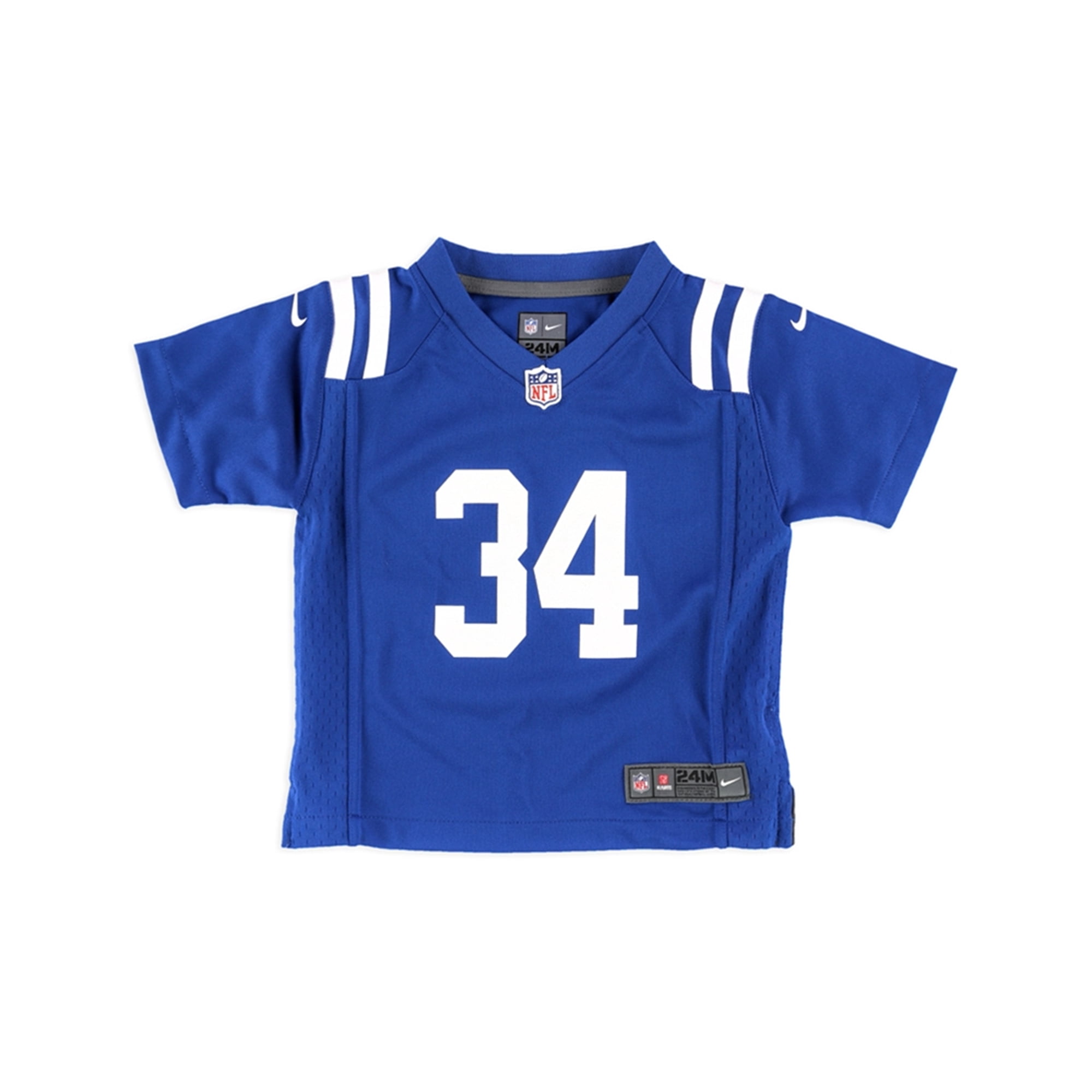 NFL Boys Colts 34 Jersey Graphic T-Shirt, Blue, 24 mos 