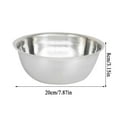thumbnail image 2 of Product Category Cooking Utensils Multifunctional Stainless Steel Basin Set for Kitchen and Household Use with Large Capacity and Graduated Beater Plate, 2 of 7