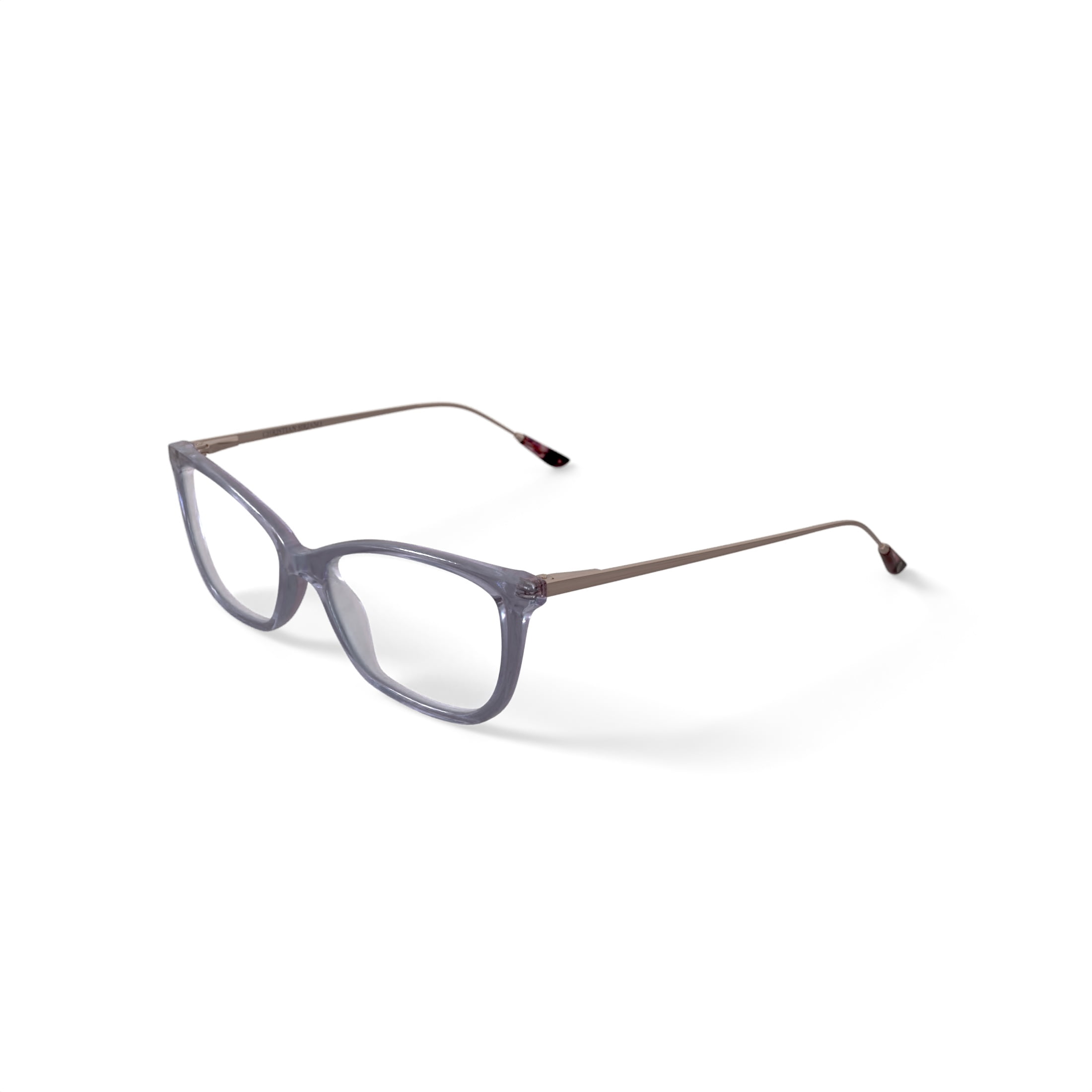 Christian Siriano Women’s Lana Square Prescription Eyeglasses with Case, Lavender Crystal